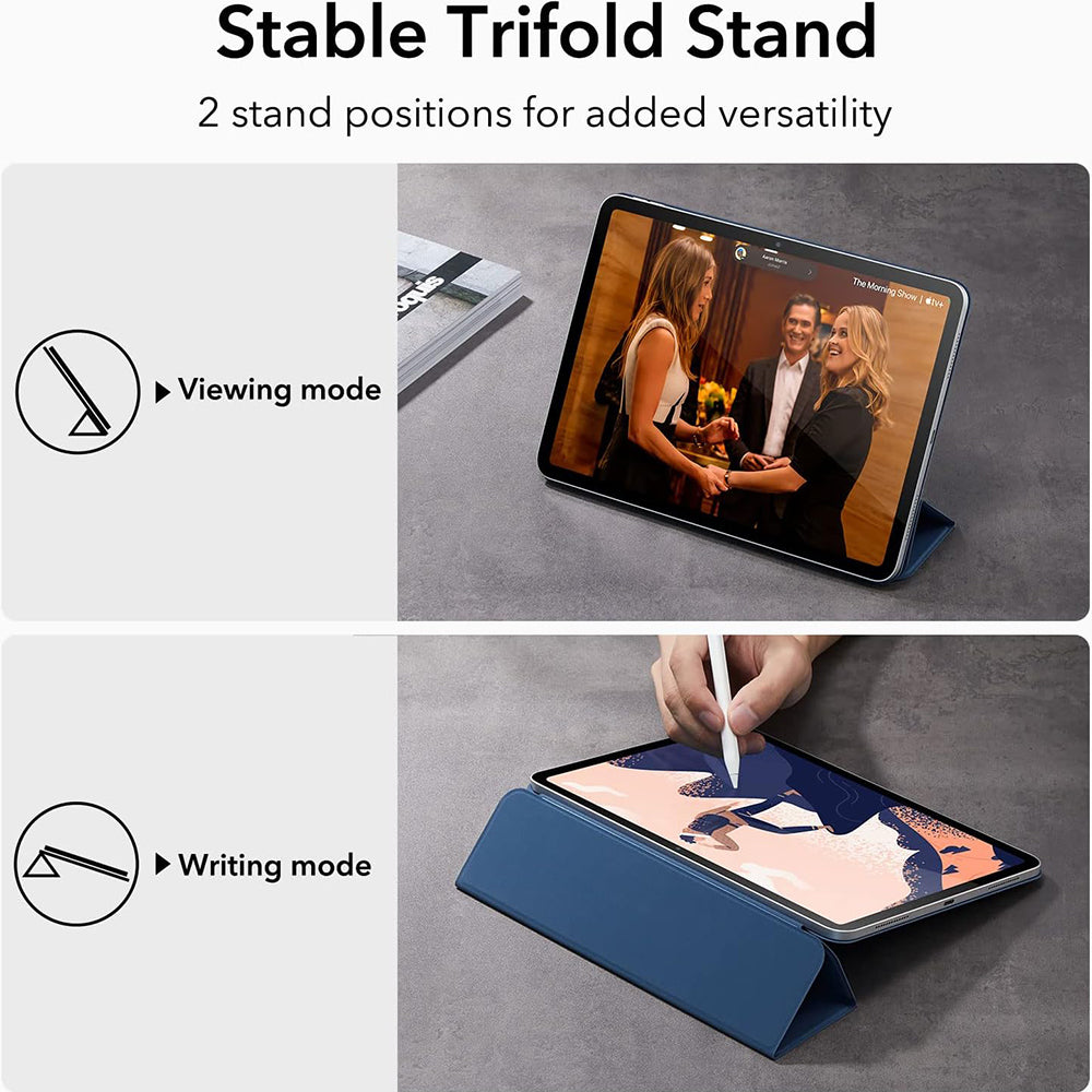 Pouzdro pro Apple iPad (2025) / (2022), ESR, Rebound, Námořnická modř