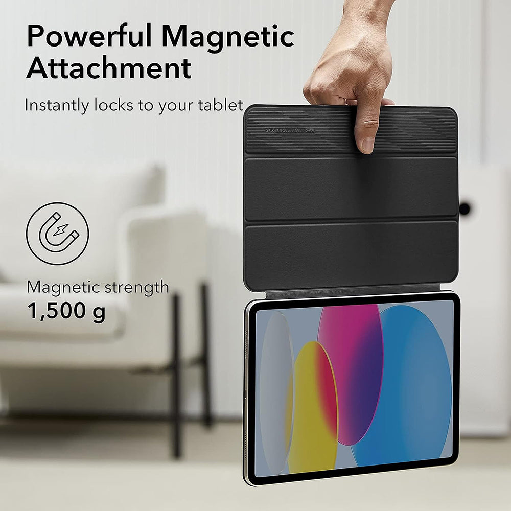 Pouzdro pro Apple iPad (2025) / (2022), ESR, Rebound, Černé