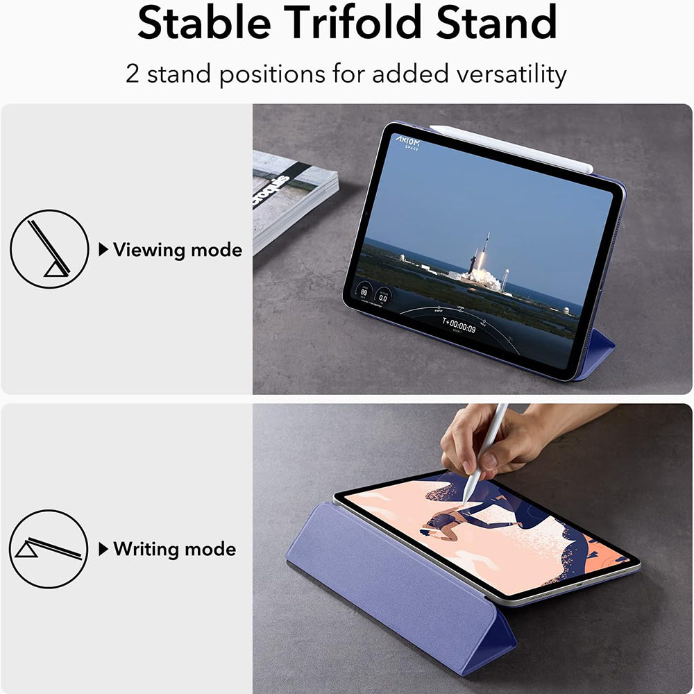 Pouzdro pro Apple iPad Air 11 (2024) / Air (2022) / Air (2020) / Pro 11 (2018), ESR, Rebound, Fialové