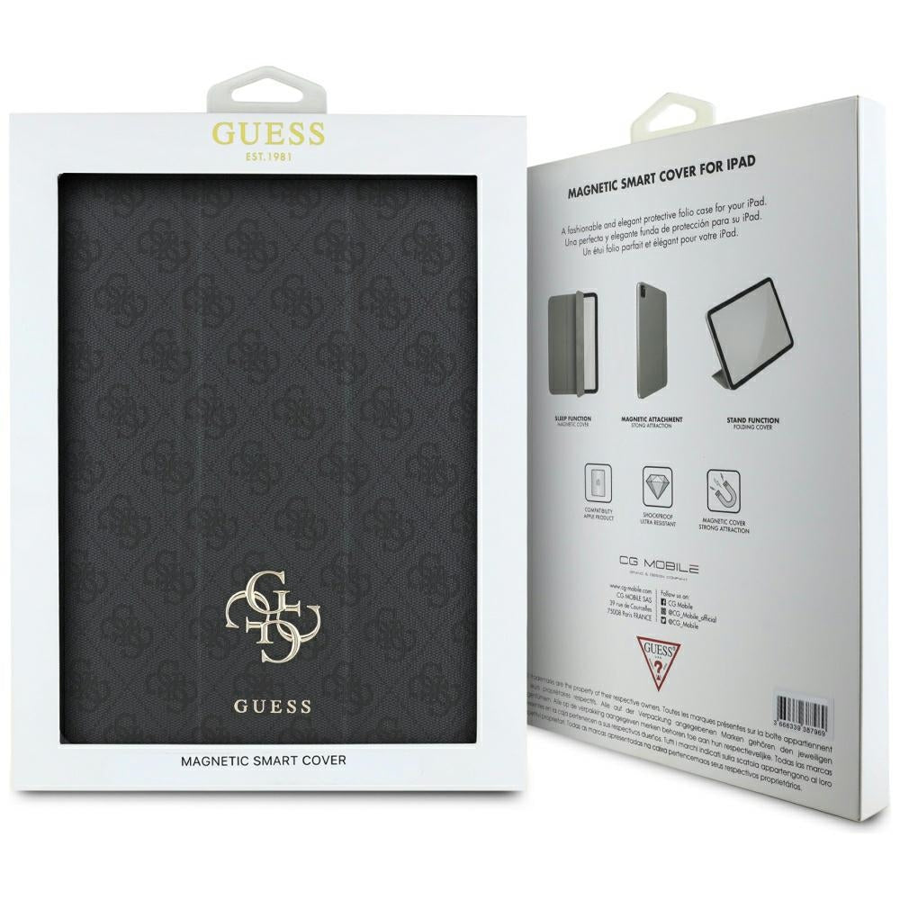Pouzdro pro Apple iPad Air 13 (2026) / Air 13 (2025) / Air 13 (2024), Guess, 4G Velké logo, Černé