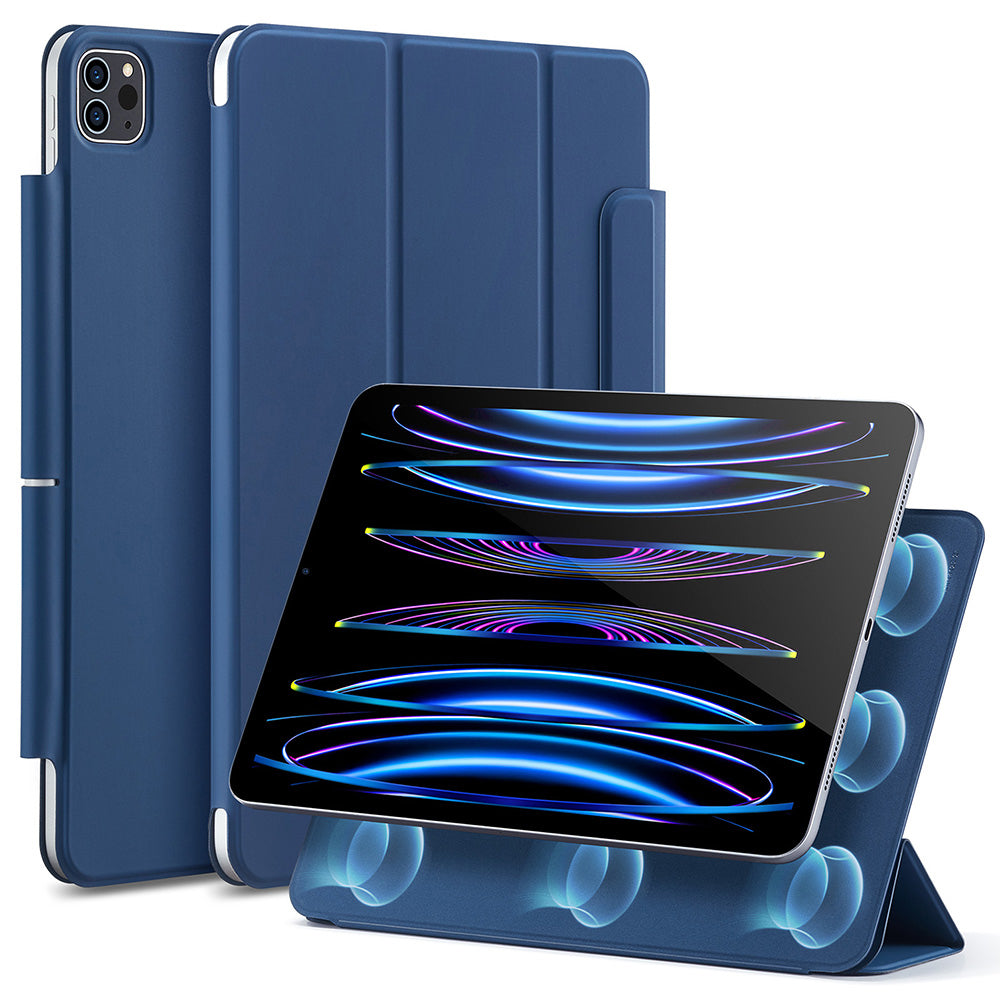 Pouzdro pro Apple iPad Pro 11 (2022) / Pro 11 (2021) / Pro 11 (2020) / Pro 11 (2018), ESR, Rebound, Námořnická modř