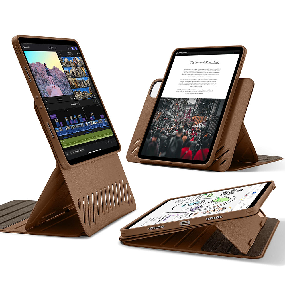 Pouzdro pro Apple iPad Pro 11 (2024), ESR, Shift, Hnědá