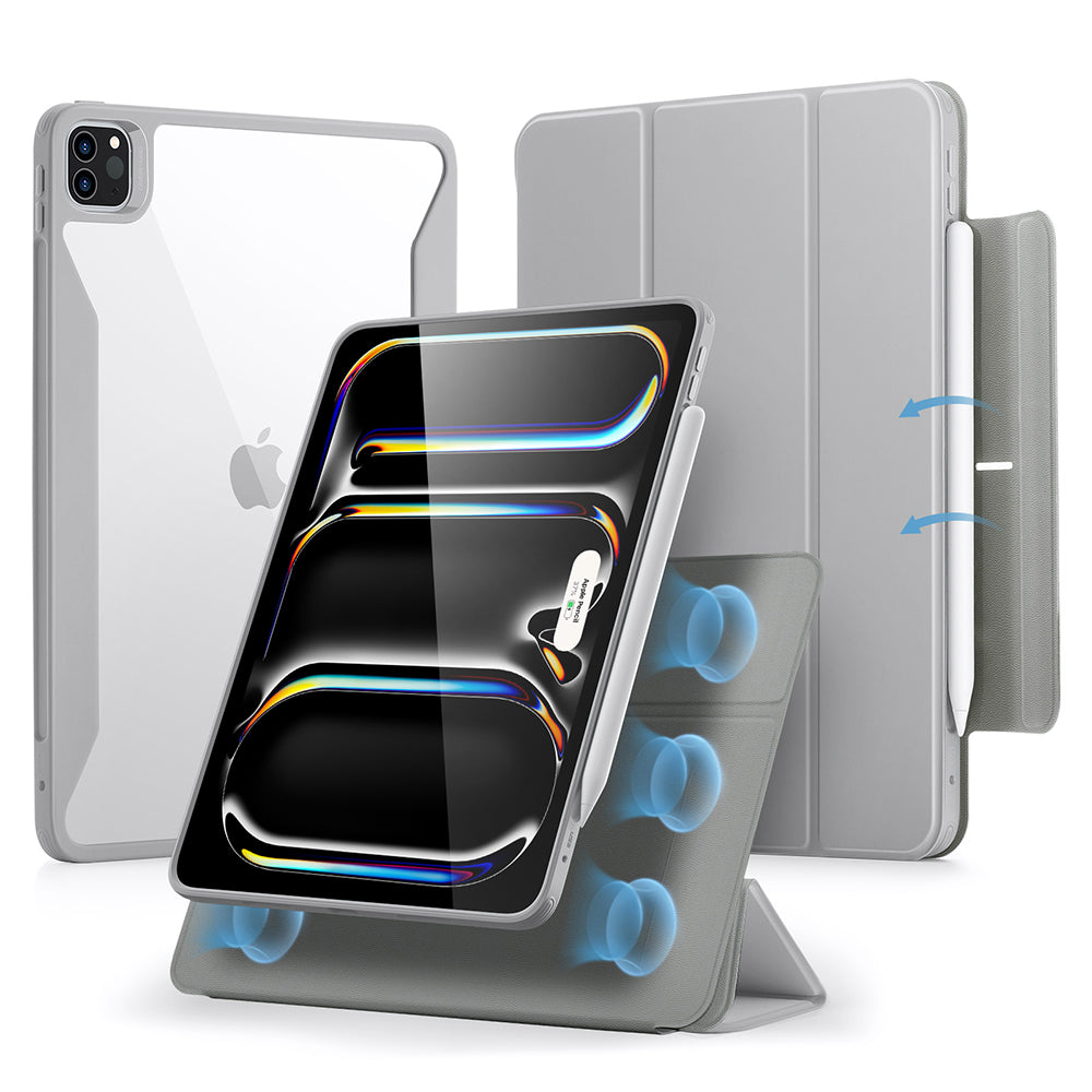 Pouzdro pro Apple iPad Pro 13 (2024), ESR, Rebound Hybrid, Šedé