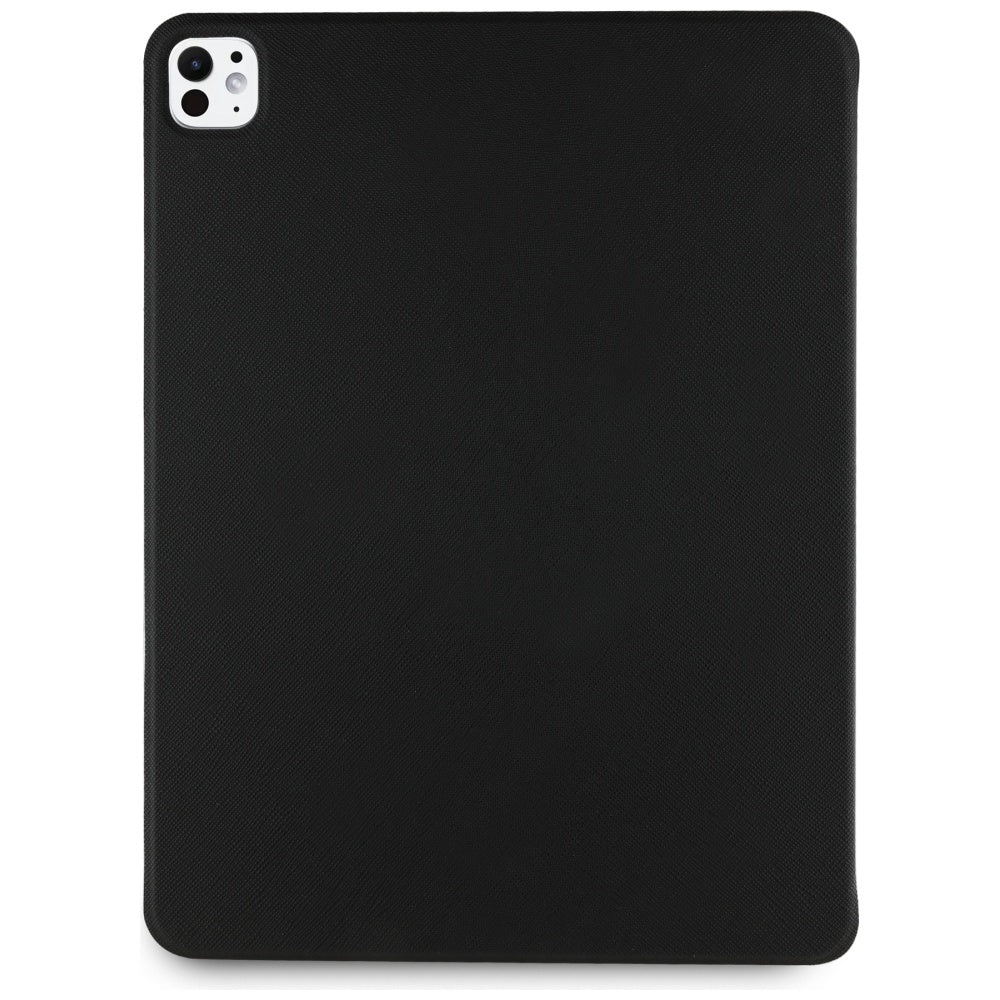 Pouzdro pro Apple iPad Pro 13 (2024), Karl Lagerfeld, Saffiano Karl & Choupette, Černá.