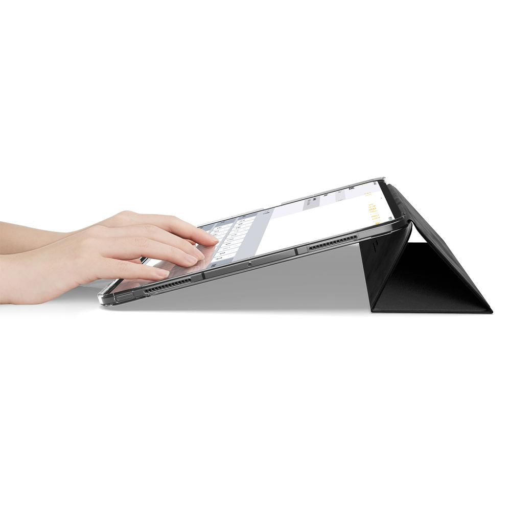 Pouzdro pro Apple iPad Pro 13 (2024), Spigen, Liquid Air Folio, Černá ACS09439