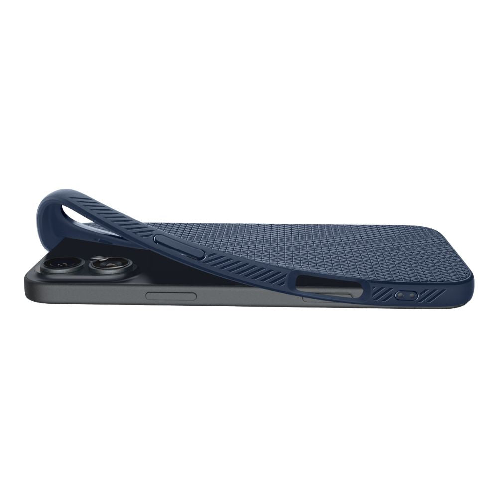 Pouzdro pro Apple iPhone 16, Spigen, Liquid Air, modré ACS08195