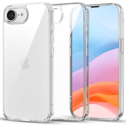 Pouzdro pro Apple iPhone 16e, Tech-Protect, Flexair Hybrid, Průhledné