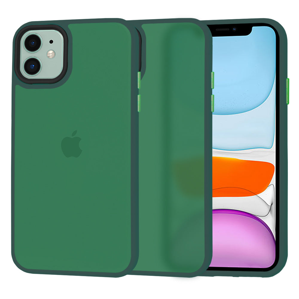 Pouzdro pro Apple iPhone 11, Techsuit, HaloFrost, Zelená