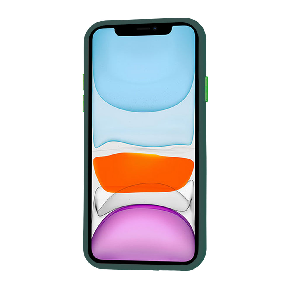 Pouzdro pro Apple iPhone 11, Techsuit, HaloFrost, Zelená