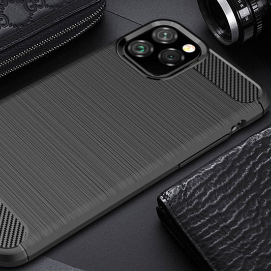 Pouzdro pro Apple iPhone 12 Pro Max, Techsuit, Carbon, Černé