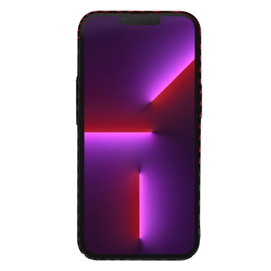 Pouzdro pro Apple iPhone 13 Pro, Techsuit, Carbonite FiberShell, Černo-červené