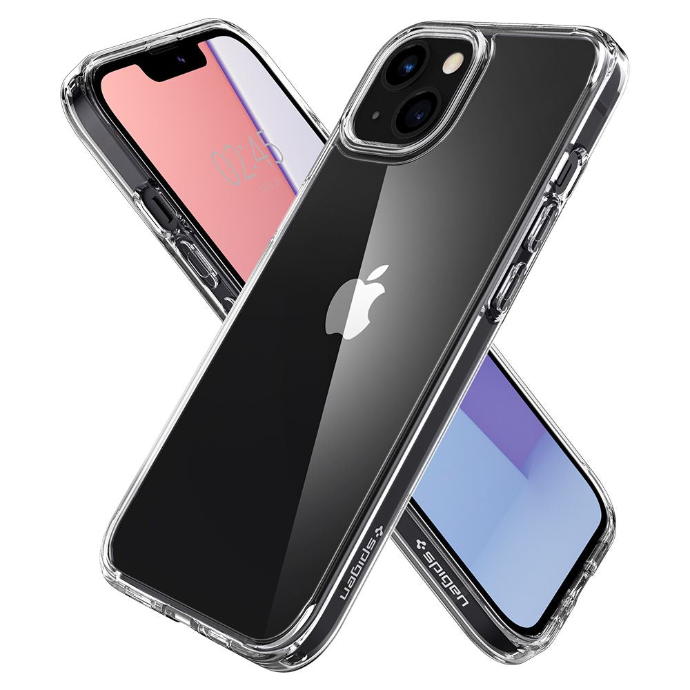 Pouzdro pro Apple iPhone 13, Spigen, Ultra Hybrid, Transparentní ACS03522