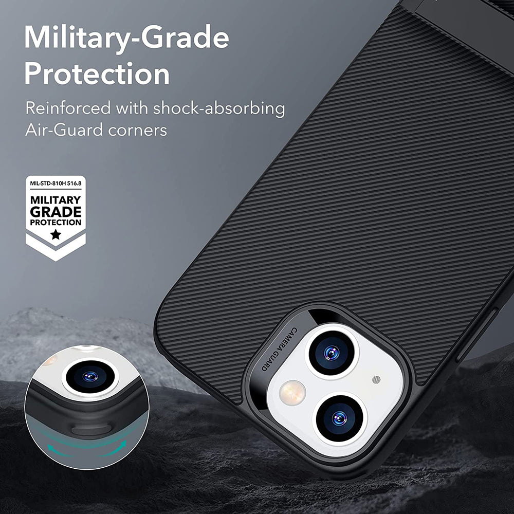 Pouzdro pro Apple iPhone 14 Plus, ESR, Air Shield Boost Kickstand, Černá
