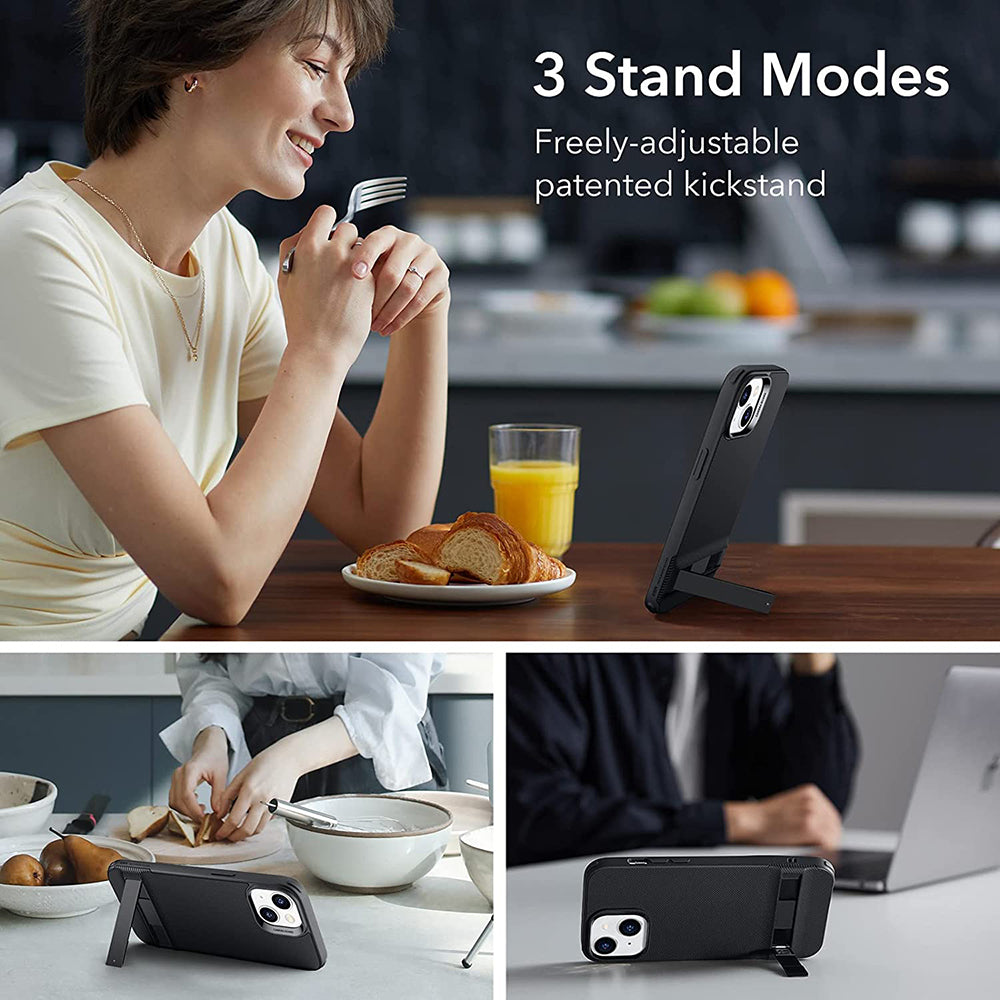 Pouzdro pro Apple iPhone 14 Plus, ESR, Air Shield Boost Kickstand, Černá