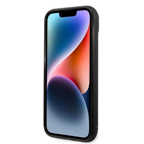 Pouzdro pro Apple iPhone 14 Plus, Karl Lagerfeld, Cardslots Signature Logo, Černá