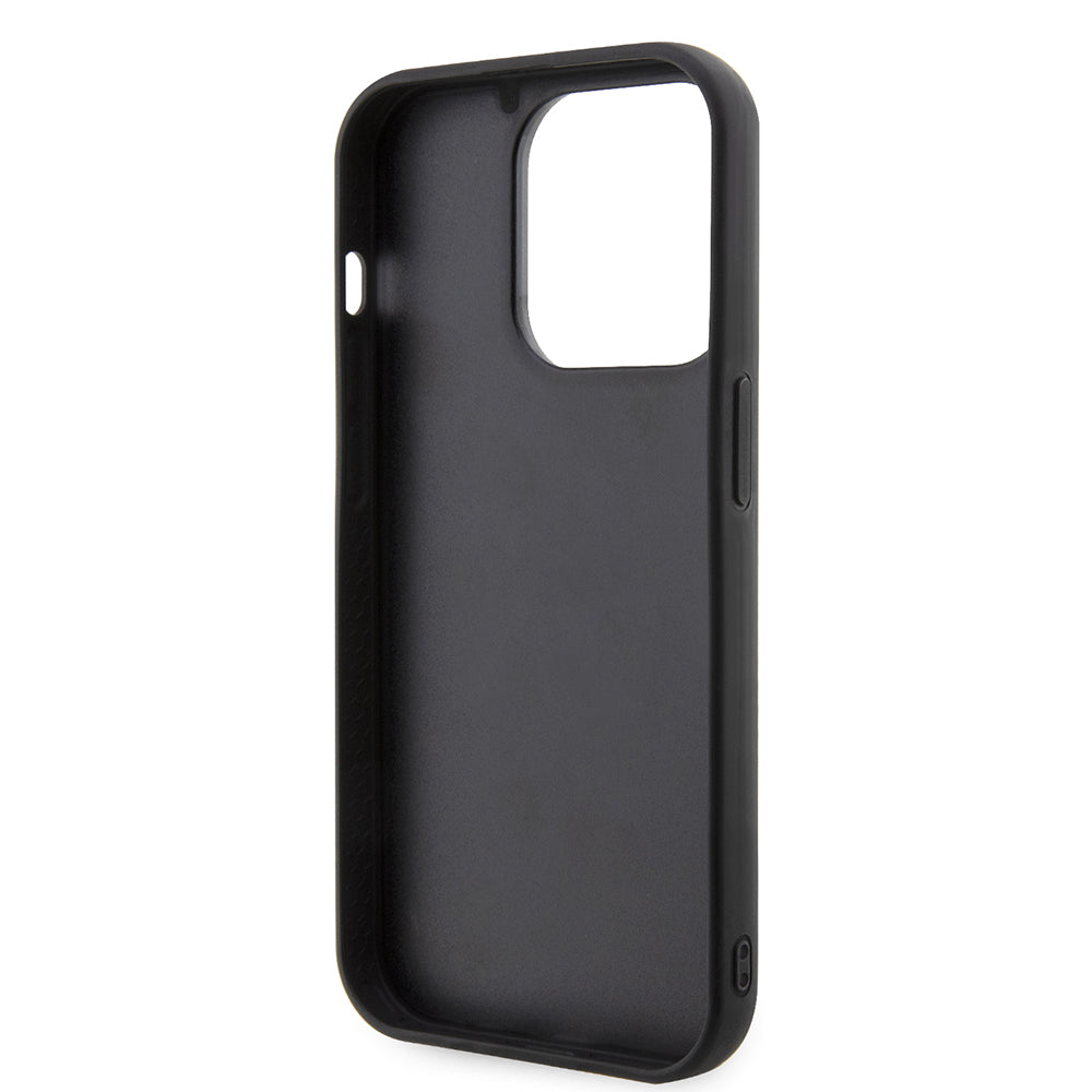 Pouzdro pro Apple iPhone 14 Pro, Karl Lagerfeld, 3D Rubber Ikonik Karl, Černá