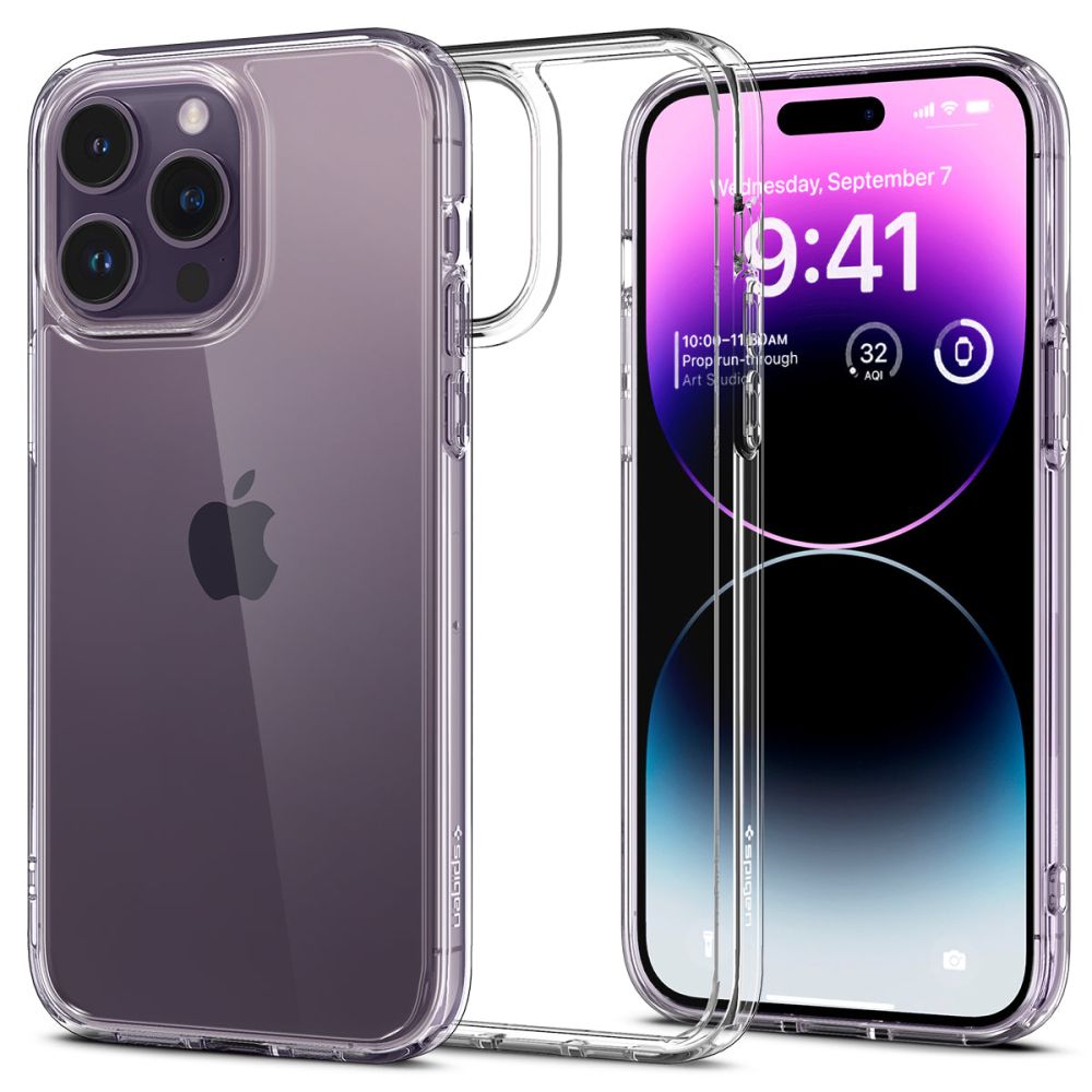 Pouzdro pro Apple iPhone 14 Pro Max, Spigen, Ultra Hybrid, Transparentní ACS04816