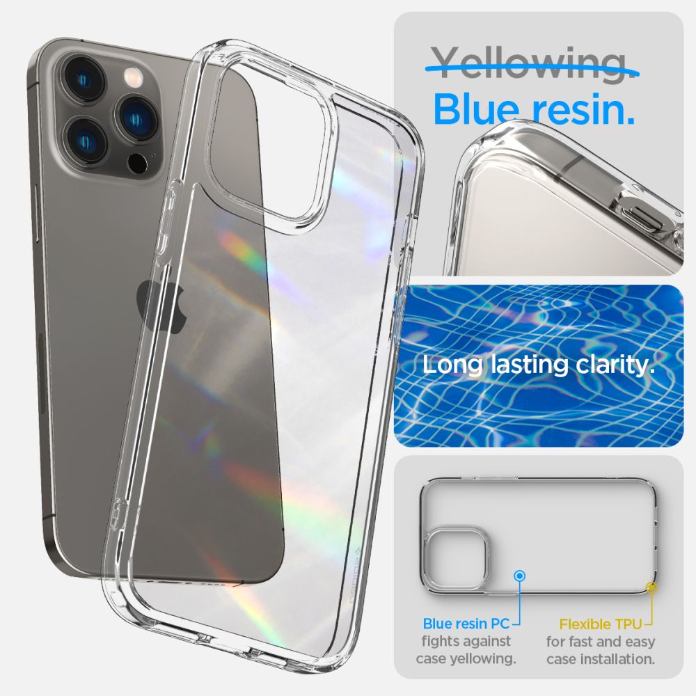 Pouzdro pro Apple iPhone 14 Pro Max, Spigen, Ultra Hybrid, Transparentní ACS04816