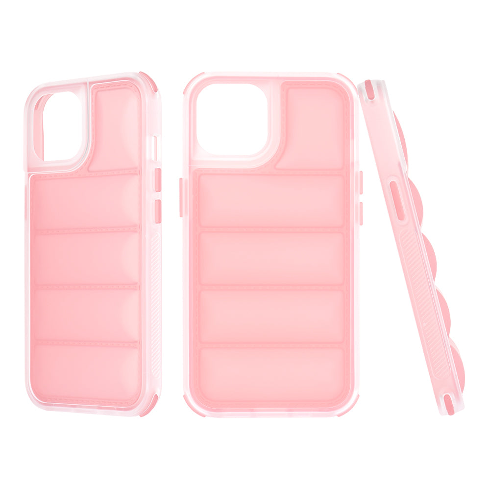 Pouzdro pro Apple iPhone 14, Techsuit, Wave Shield, Růžové