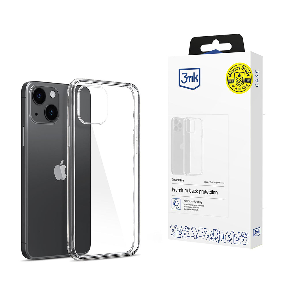 Pouzdro pro Apple iPhone 15, 3MK, Clear, Průhledné