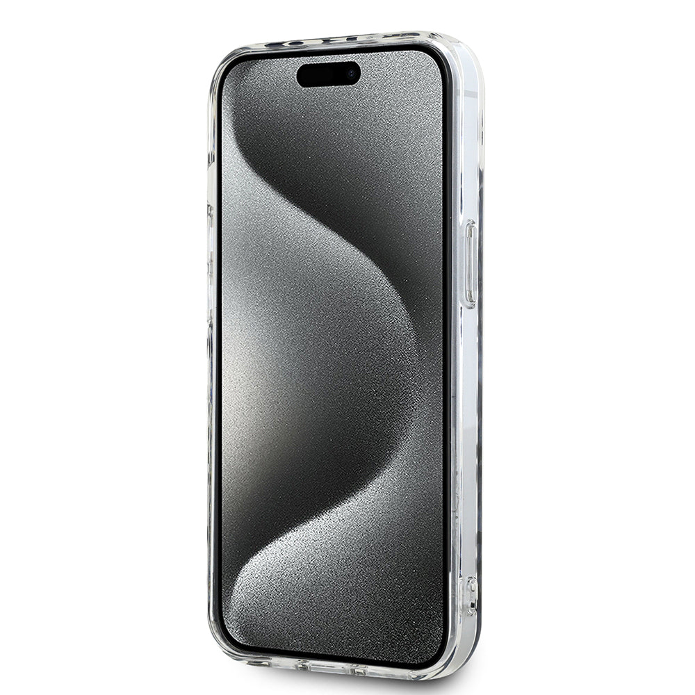 Pouzdro pro Apple iPhone 15, Karl Lagerfeld, IML Luxury Gold Fullover Logo, Zlatá