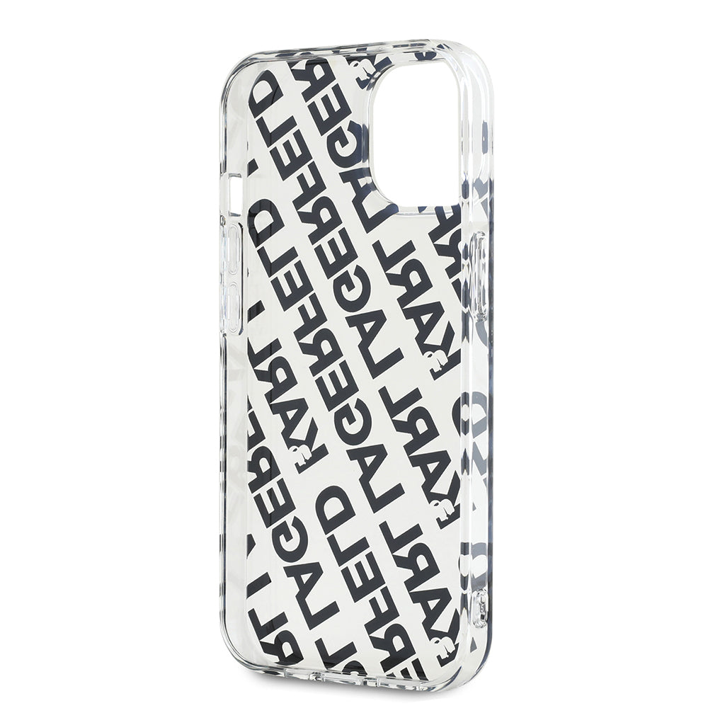 Pouzdro pro Apple iPhone 15, Karl Lagerfeld, IML Luxury Gold Fullover Logo, Zlatá