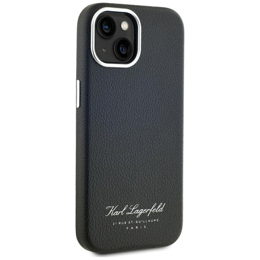 Pouzdro pro Apple iPhone 15, Karl Lagerfeld, RSG, Černá