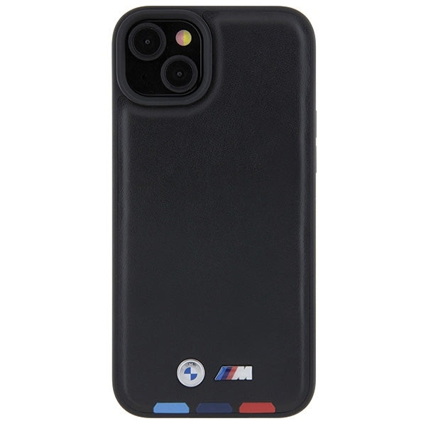 Pouzdro pro Apple iPhone 15 Plus, BMW, Stamp Tricolor, Černá