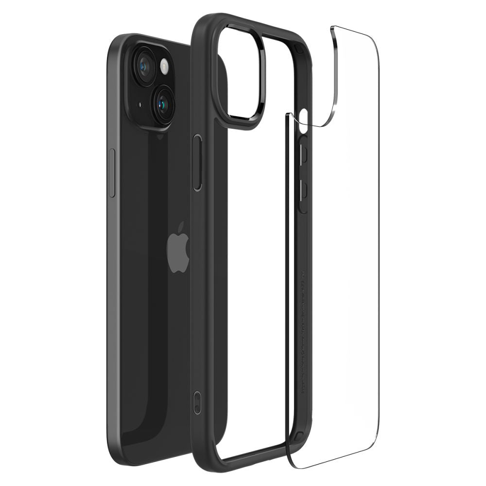 Pouzdro pro Apple iPhone 15 Plus, Spigen, Ultra Hybrid, Matně černé