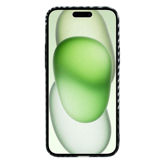 Pouzdro pro Apple iPhone 15 Plus, Techsuit, Carbonite FiberShell, Černo-šedé