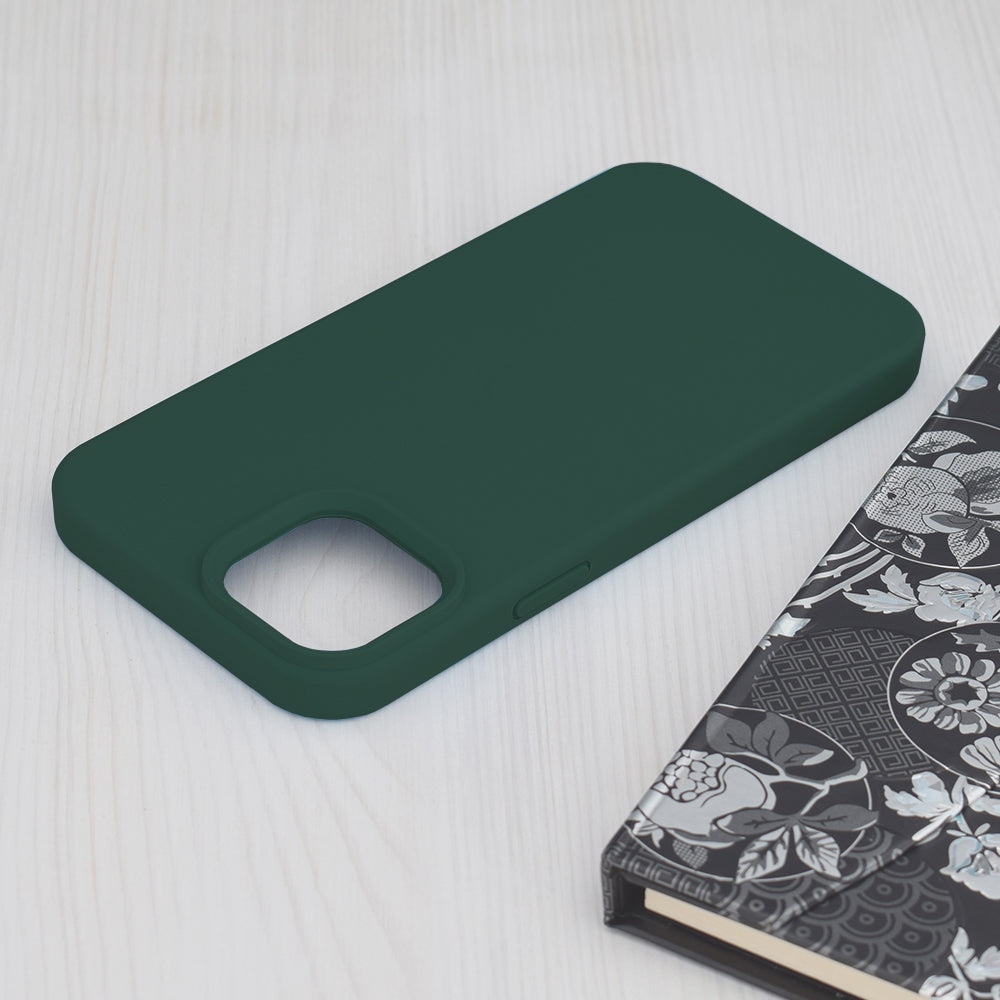 Case for Apple iPhone 15 Plus, Techsuit, Soft Edge, Dark Green