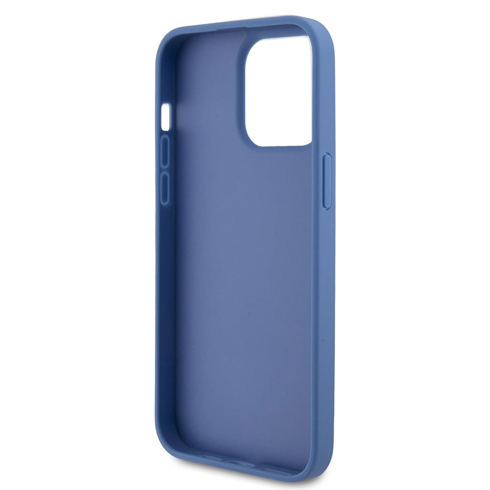 Pouzdro pro Apple iPhone 15 Pro, Guess, Crossbody 4G Metal Logo, Modrá