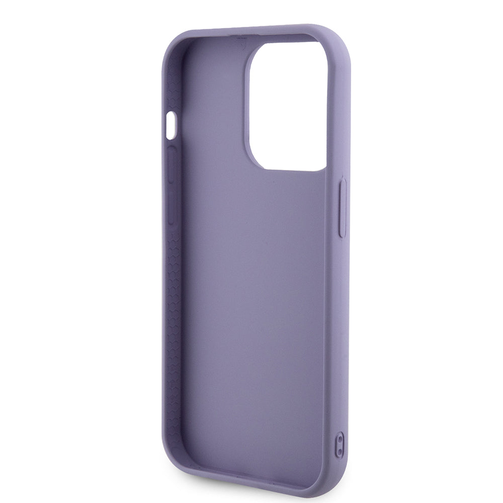Pouzdro pro Apple iPhone 15 Pro Max, Guess, Sequin Script Metal, Fialová