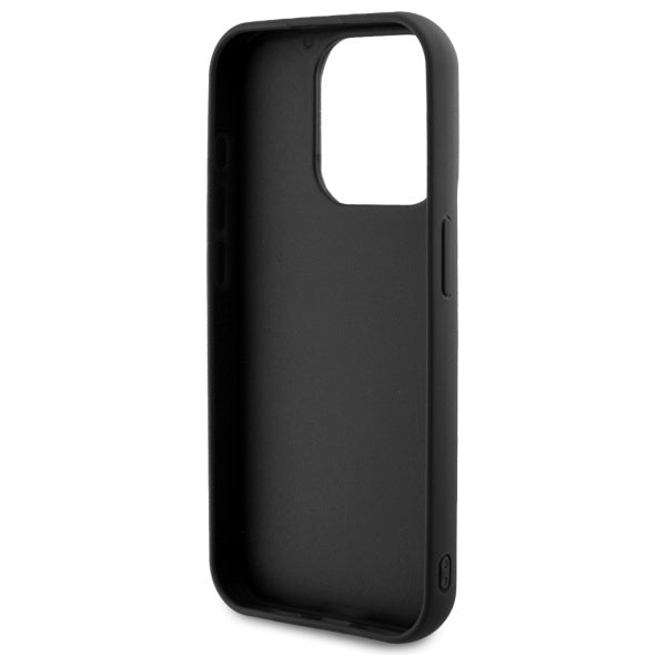 Pouzdro pro Apple iPhone 15 Pro Max, Karl Lagerfeld, 3D Rubber Signature, Černá