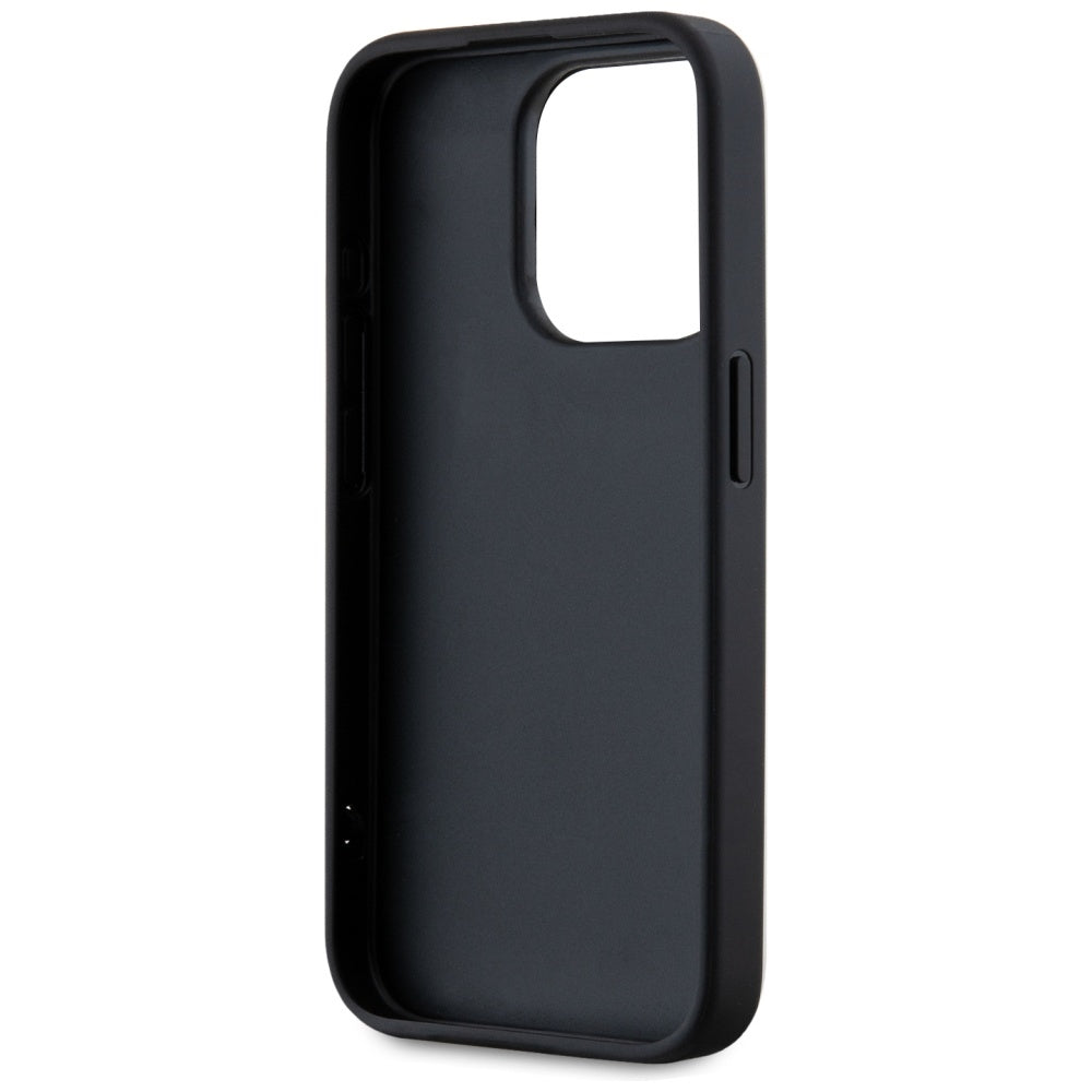 Pouzdro pro Apple iPhone 15 Pro Max, Karl Lagerfeld, Saffiano Athleisure Stripes with Strap, Rosie