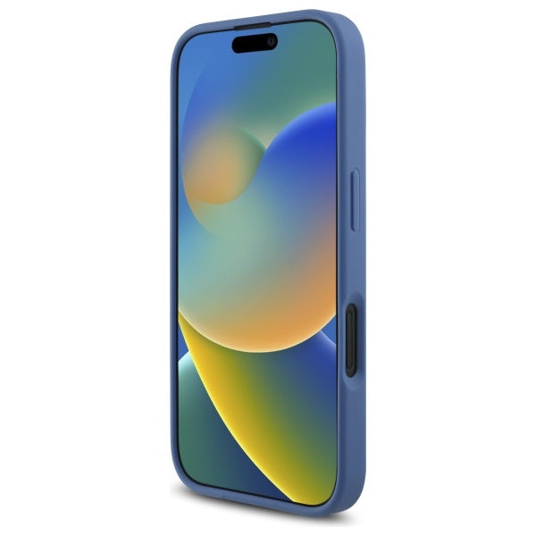 Pouzdro pro Apple iPhone 16, Guess, 4G Big Logo, Modrá