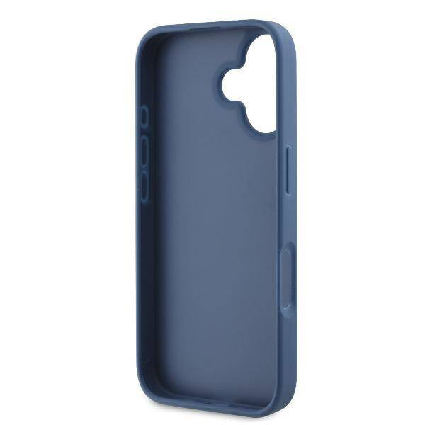 Pouzdro pro Apple iPhone 16, Guess, 4G Bottom Stripe, Modrá