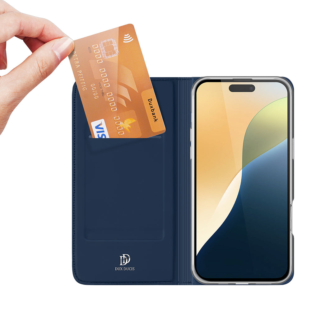Pouzdro pro Apple iPhone 16 Plus, DUX DUCIS, Skin Pro, Černé