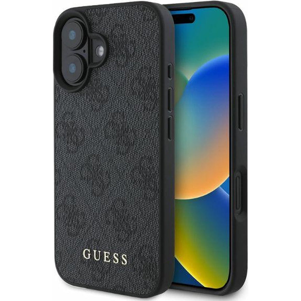 Pouzdro pro Apple iPhone 16 Plus, Guess, 4G Classic, Černá