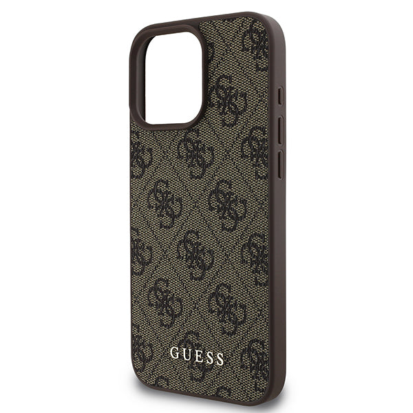 Pouzdro pro Apple iPhone 16 Plus, Guess, 4G Classic, Růžové