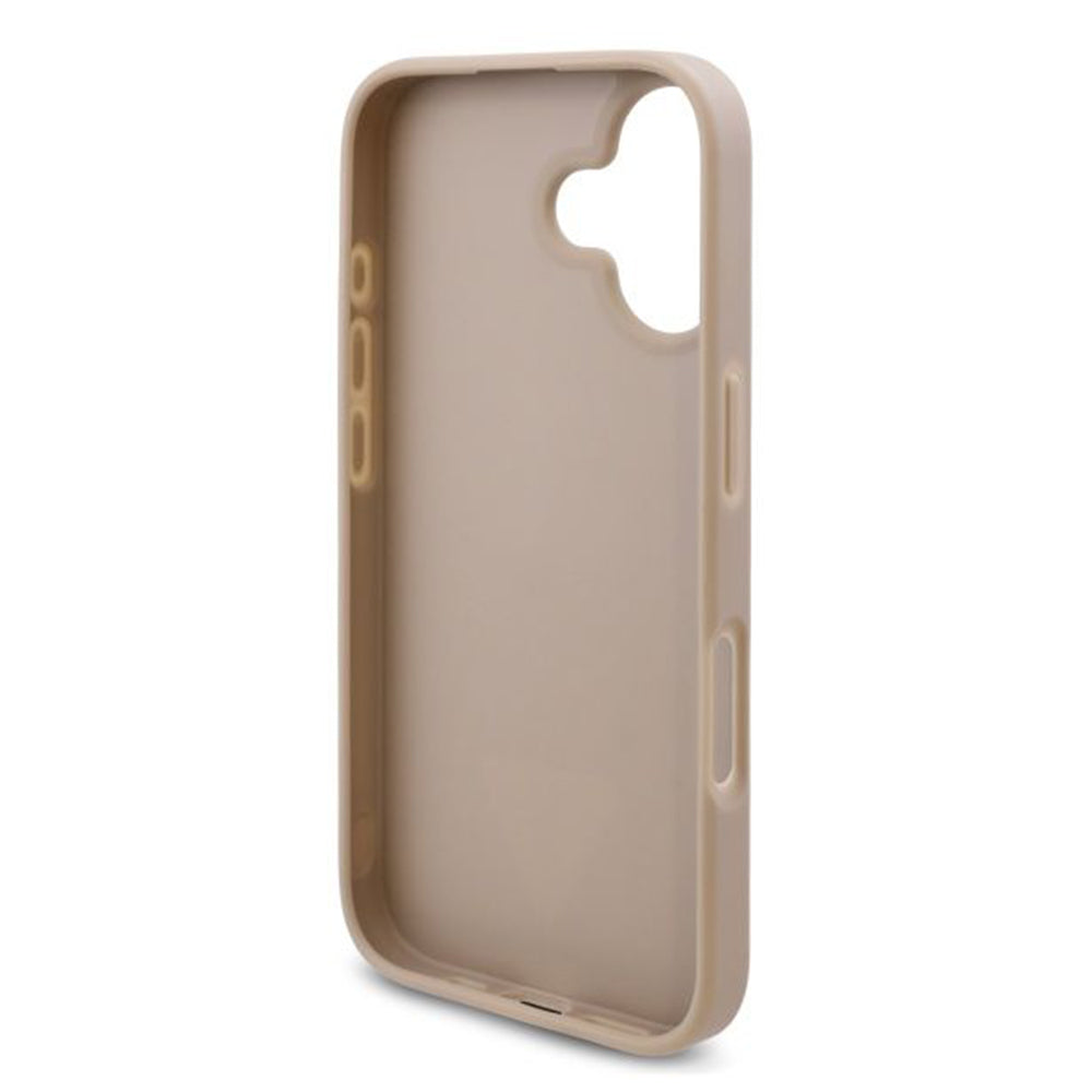 Pouzdro pro Apple iPhone 16 Plus, Guess, 4G Triangle Logo, Bílá