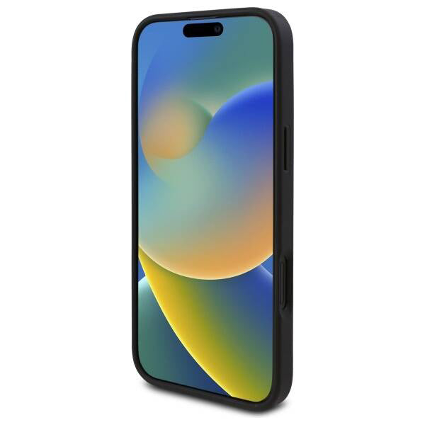 Pouzdro pro Apple iPhone 16 Plus, Guess, 4G Triangle Logo, Černá