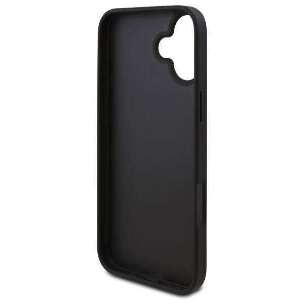 Pouzdro pro Apple iPhone 16 Plus, Guess, 4G Triangle Logo, Černá