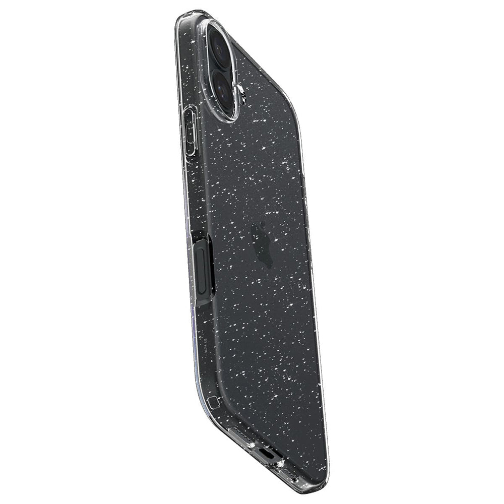 Pouzdro pro Apple iPhone 16 Plus, Spigen, Liquid Crystal Glitter, Průhledné