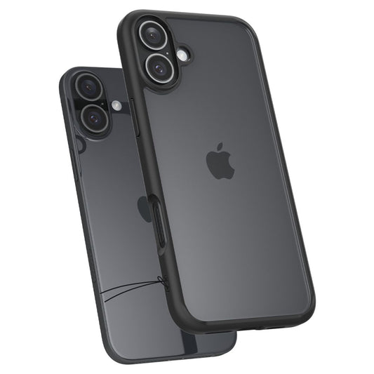 Pouzdro pro Apple iPhone 16 Plus, Spigen, Ultra Hybrid, Matně černé