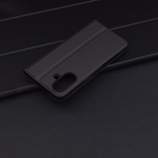 Pouzdro pro Apple iPhone 16 Plus, Techsuit, Magskin Book, Černé