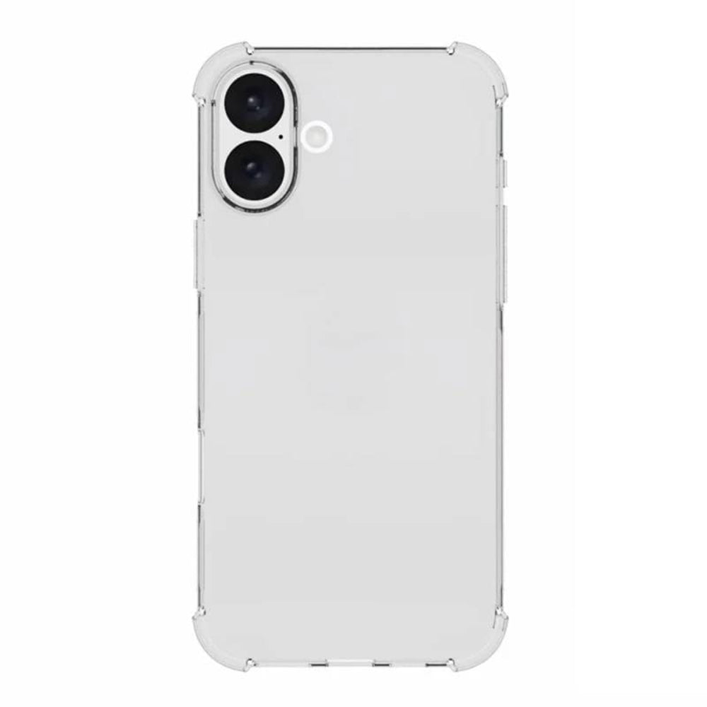 Pouzdro pro Apple iPhone 16 Plus, Techsuit, Odolné proti nárazům průhledné (velký otvor na čočku), Průhledné