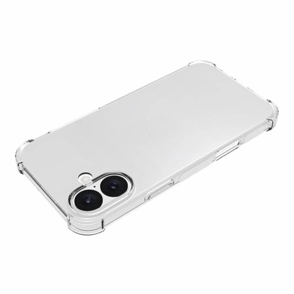 Pouzdro pro Apple iPhone 16 Plus, Techsuit, Odolné proti nárazům průhledné (velký otvor na čočku), Průhledné