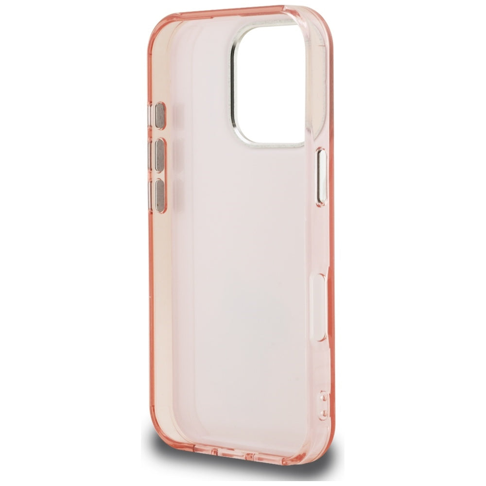 Pouzdro pro Apple iPhone 16 Pro, Karl Lagerfeld, IML Aquarelle Logo Choupette, Růžové