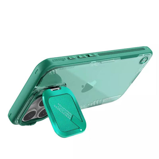 Pouzdro pro Apple iPhone 16 Pro Max, Nillkin, Iceblade Prop (bez výřezu na kameru), zelené